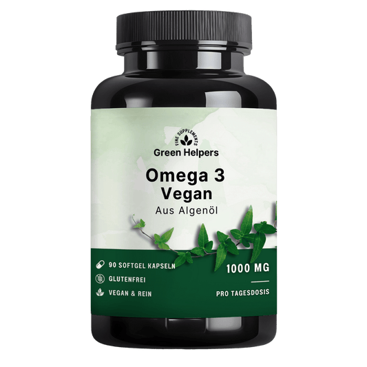Omega 3 Vegan Algenöl Kapseln von Green Helpers