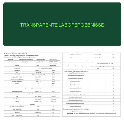 Magnesium Bisglycinat Kapseln