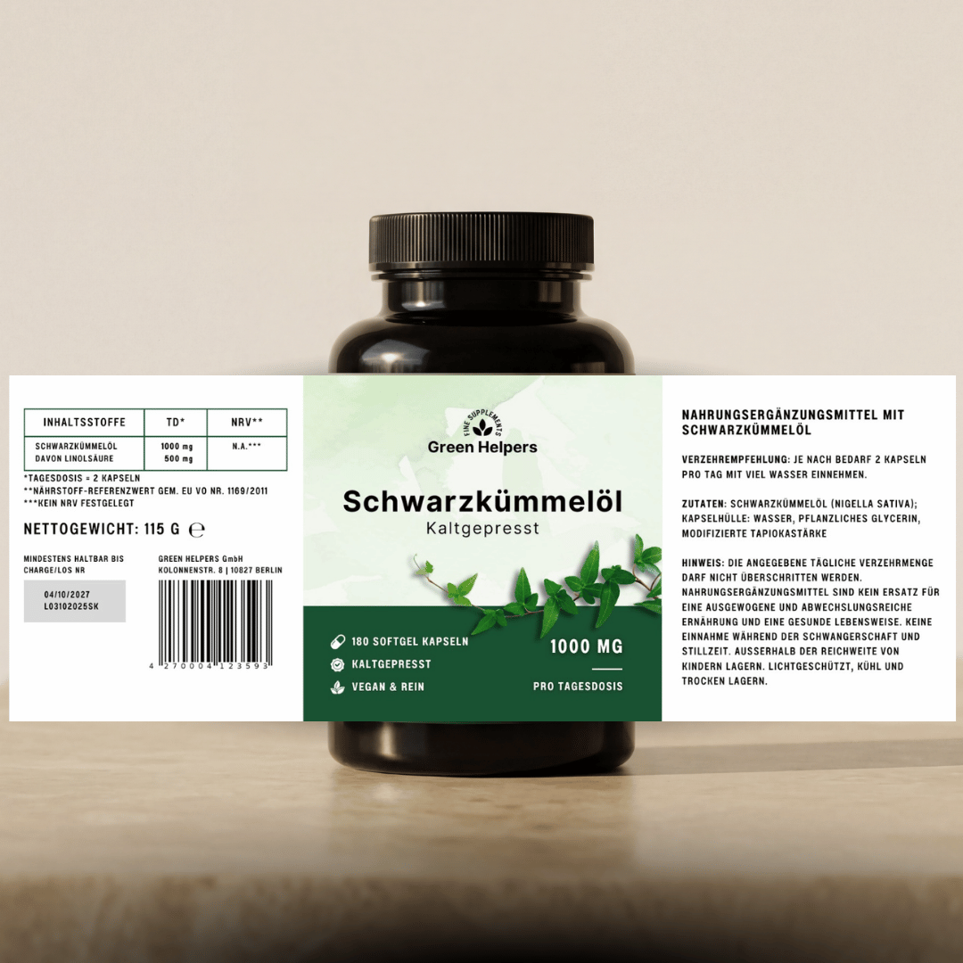 Schwarzkümmelöl Kapseln