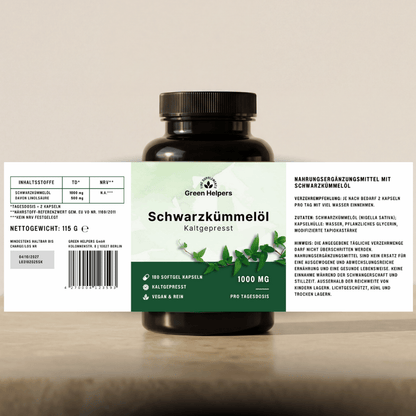Schwarzkümmelöl Kapseln