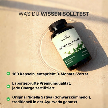 Schwarzkümmelöl Kapseln