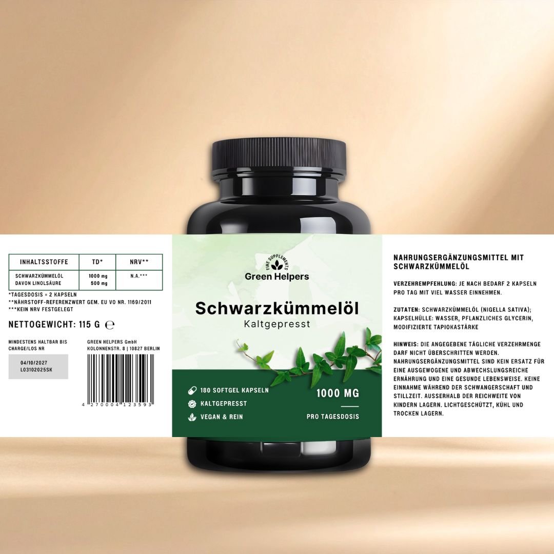Schwarzkümmelöl Kapseln