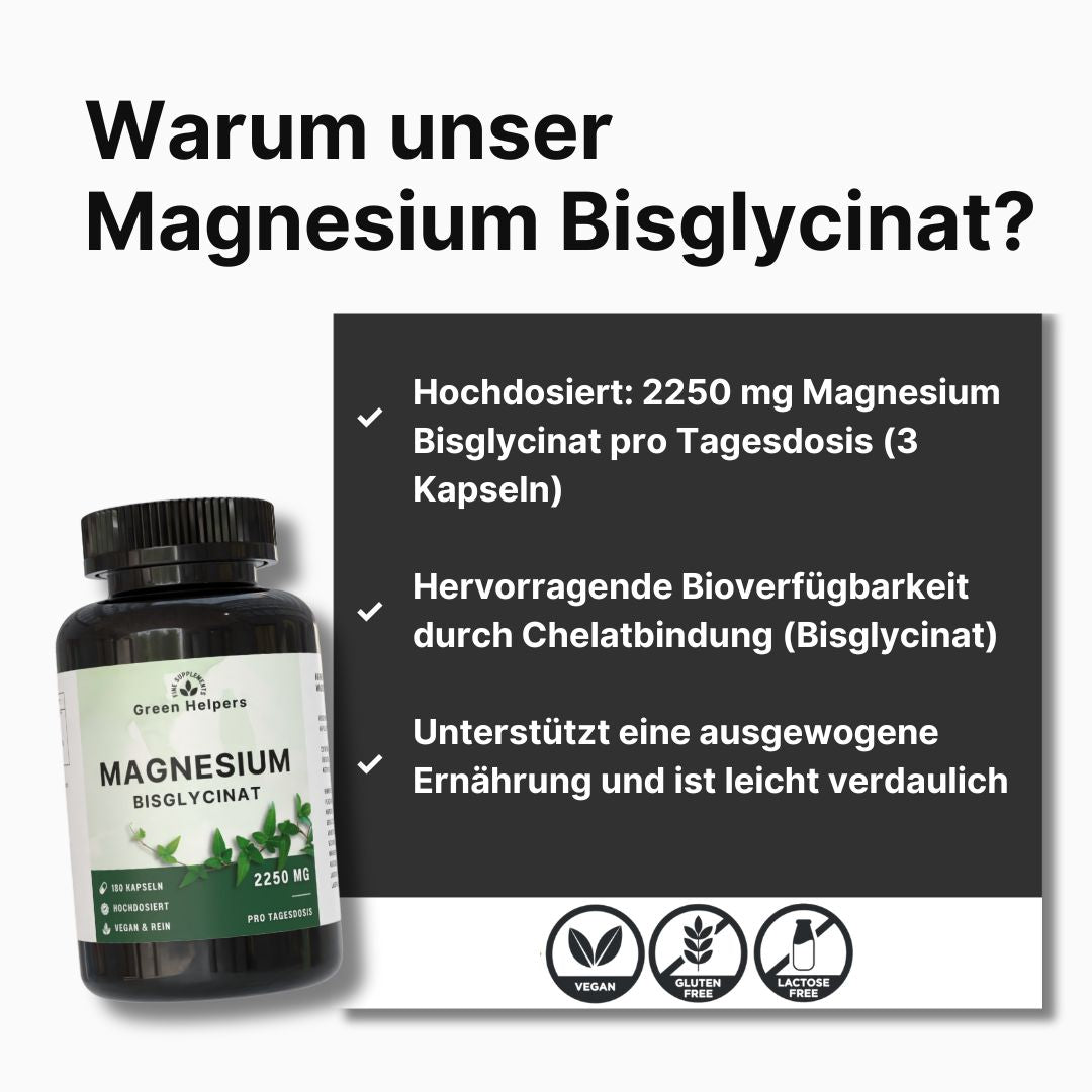 Magnesium Bisglycinat Kapseln kaufen  Gründe