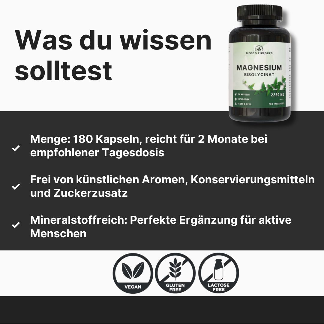 Magnesium Bisglycinat Kapseln kaufen  Wissen