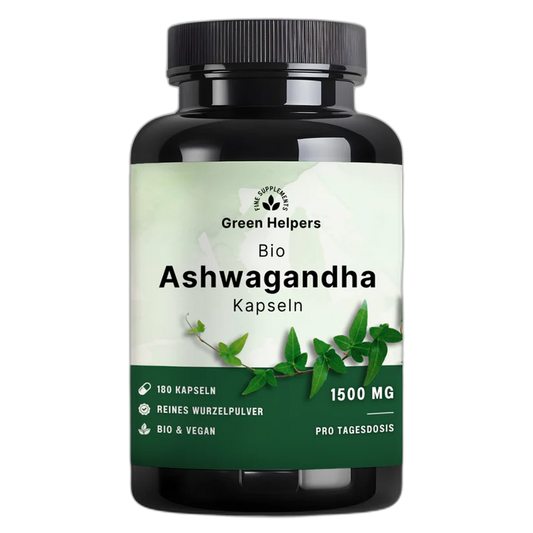 Bio Ashwagandha Kapseln von Green Helpers
