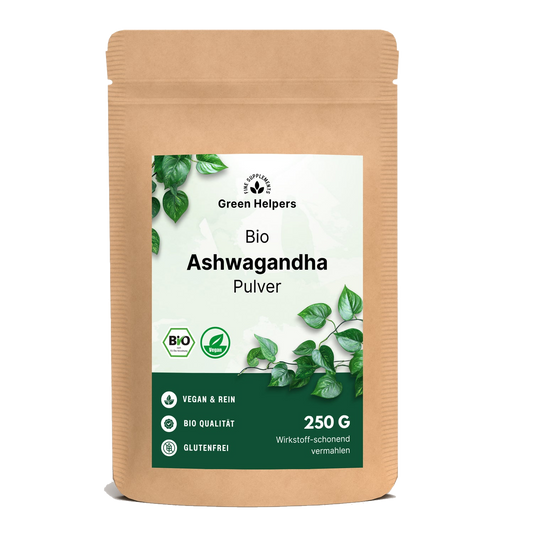 Bio Ashwagandha Pulver von Green Helpers