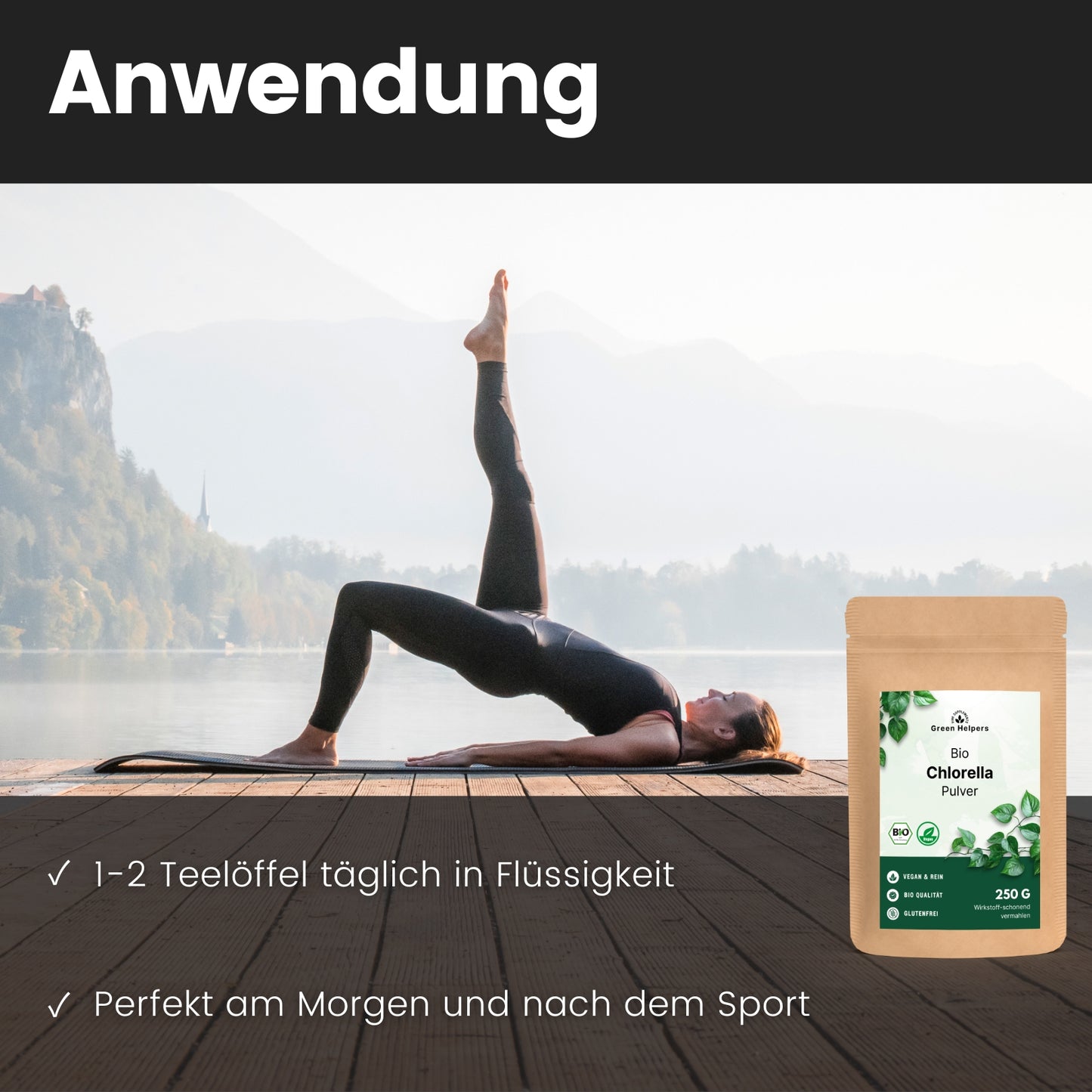 Bio Chlorella Pulver