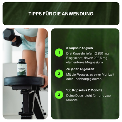 Magnesium Bisglycinat Kapseln von Green Helpers – Detailansicht 5