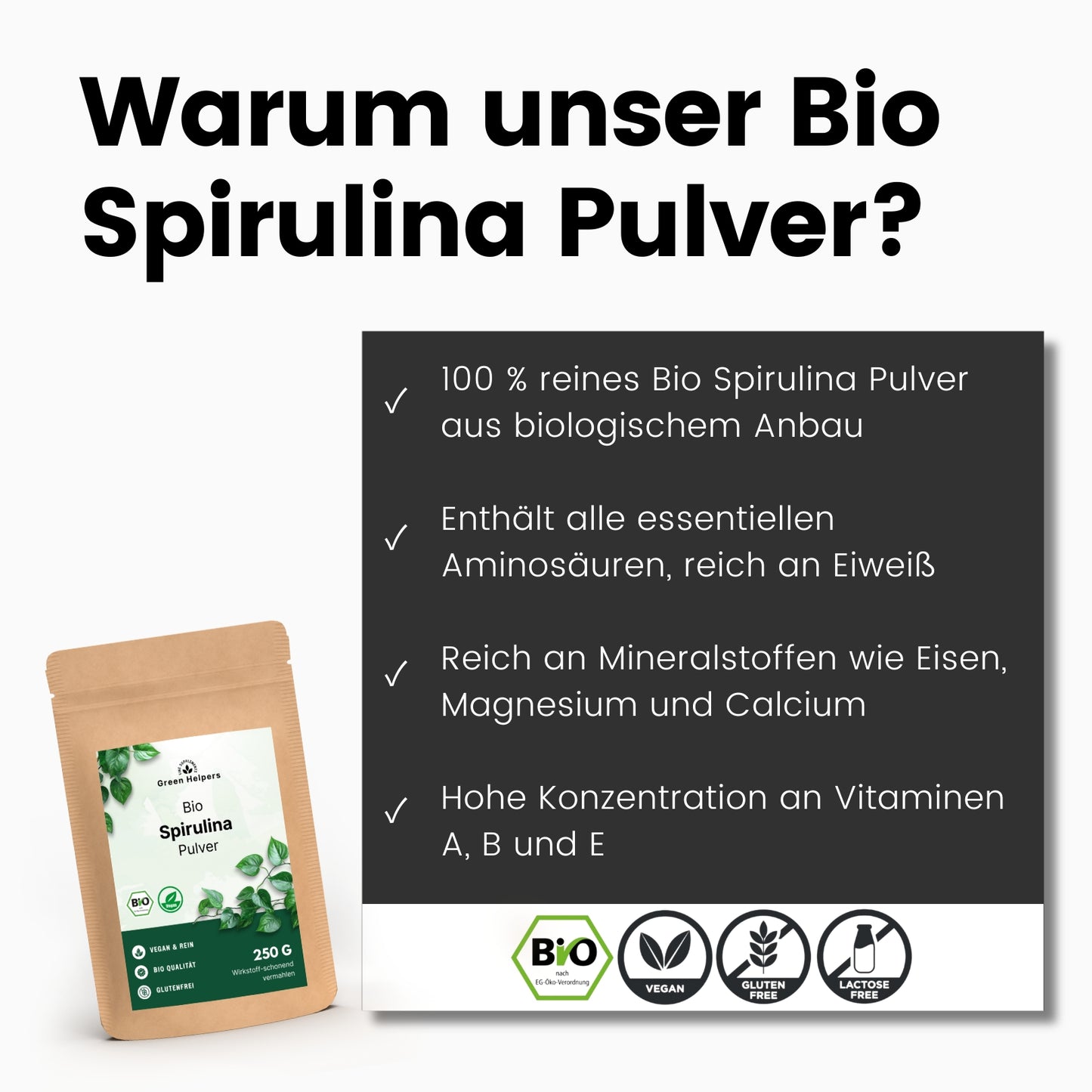Bio Spirulina Pulver