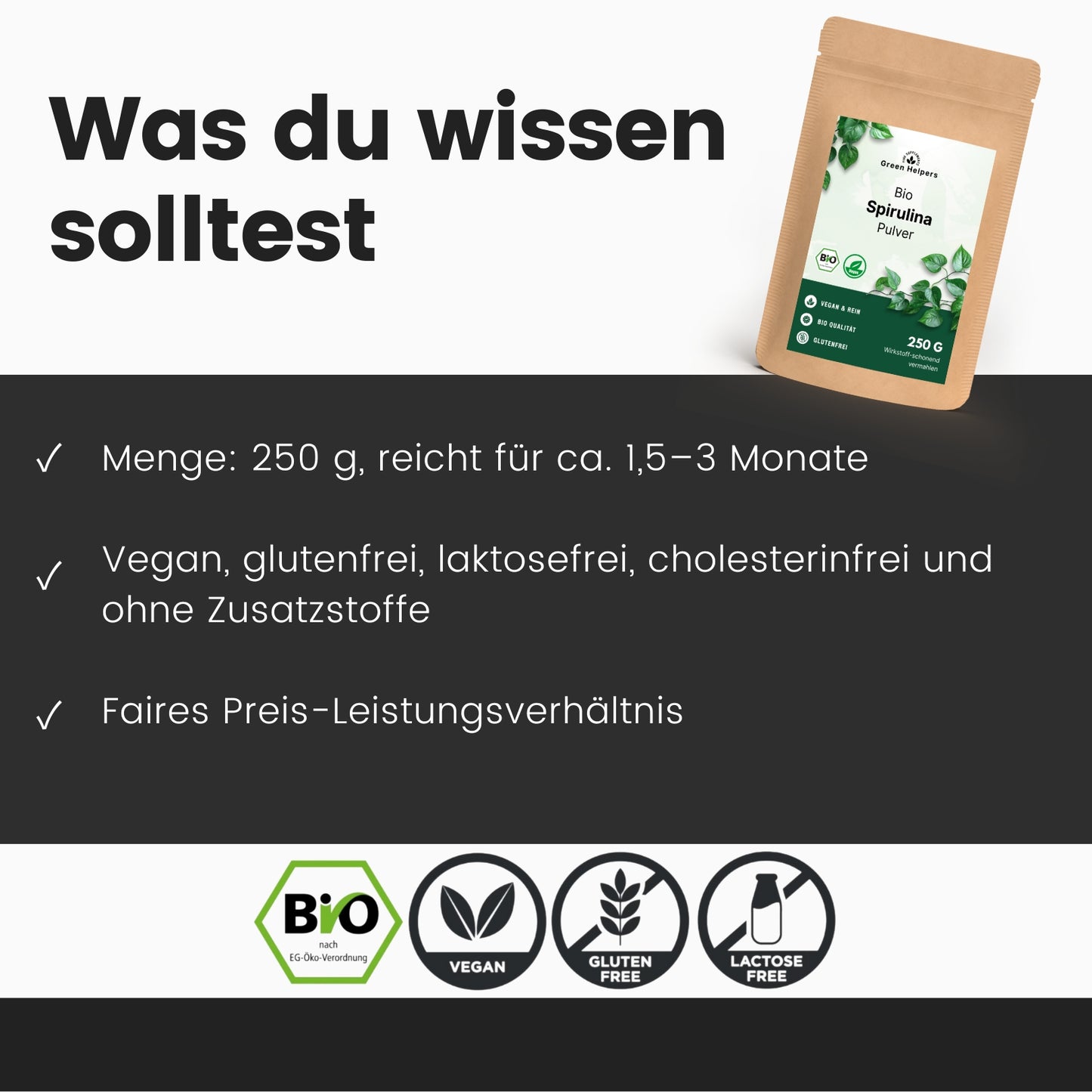 Bio Spirulina Pulver