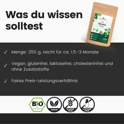 Bio Spirulina Pulver